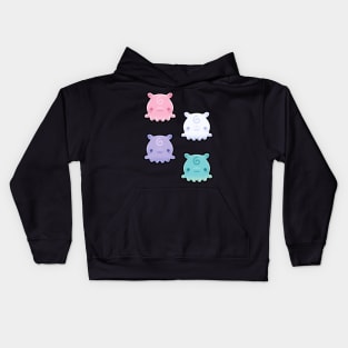 flapjack octopus babies Kids Hoodie